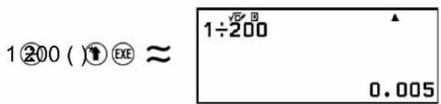 CASIO fx570CW - Calc Settings > Number Format - 4