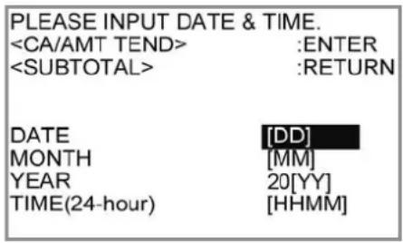 CASIO SRC4500 - Réglage de la langue (pays) de la date, de l'heure, des taux de TVA et du couplage Blutetooth - 2