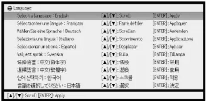 CASIO XJS48 - Spécification de la langue des messages - 1