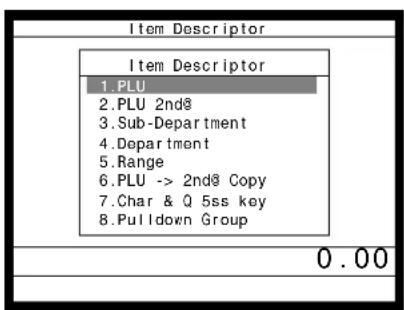 CASIO QT6100 - Programmation du descripteur d'article (PLU fixe) - 2