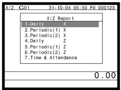 CASIO QT6100 - Procédure - 1