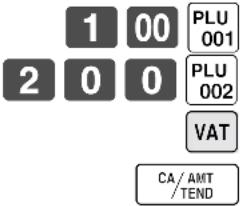 CASIO QT6100 - Impression détaillée de la TVA - 1