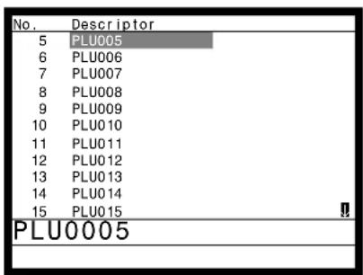 CASIO QT6100 - Programmation du descripteur d'article (PLU fixe) - 4