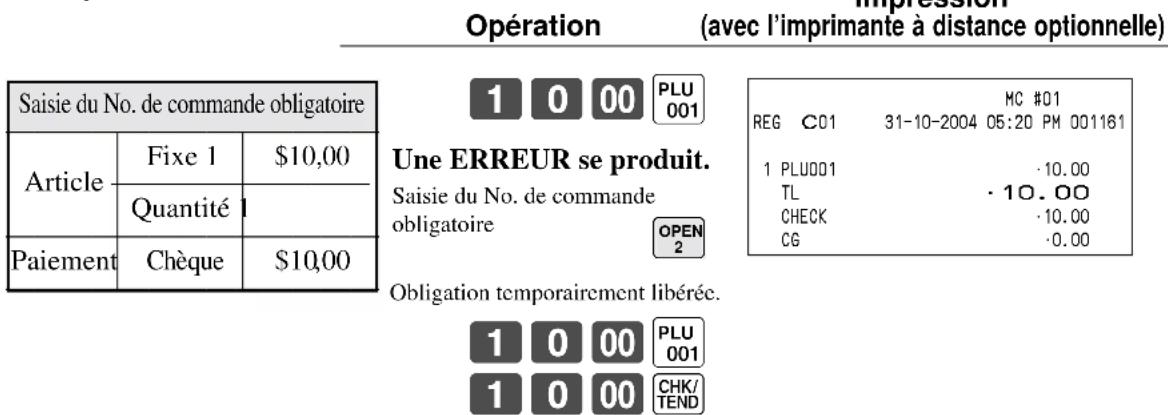 CASIO QT6100 - Libération provisoire d'obligations - 2