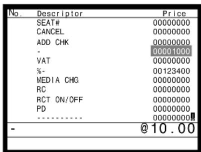 CASIO QT6100 - Programmation du pourcentage de remise et du montant de la réduction - 4