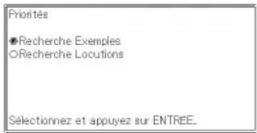 CASIO EWF300C - Spécifi cation de l'ordre des dictionnaires pour l'affi chage des listes de résultats - 1