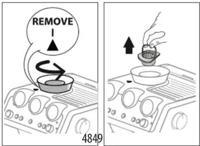 DELONGHI La Specialista Maestro EC9865M - Καθαρισμός των μύλων - 1