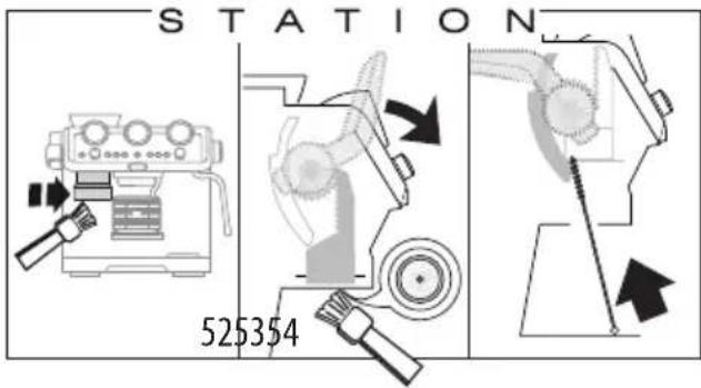 DELONGHI La Specialista Maestro EC9865M - Reinigung der „Smart Tamping Station“ - 1