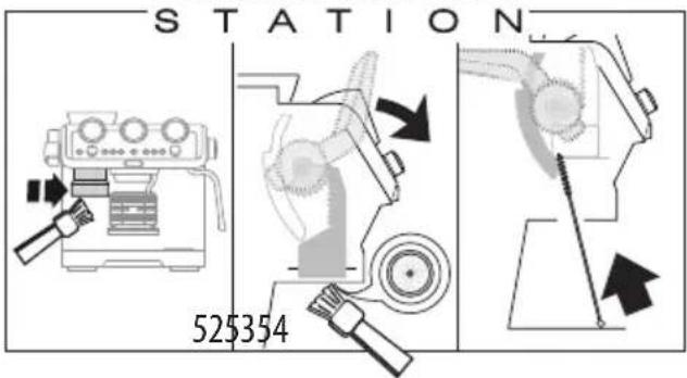 DELONGHI La Specialista Maestro EC9865M - Reiniging van het "Smart tamping station" - 1