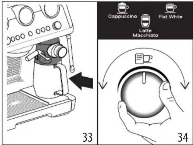 DELONGHI La Specialista Maestro EC9865M - Zubereitung von Milchgetränken mit dem LatteCrema System (Abb. 30) - 4