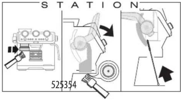 DELONGHI La Specialista Maestro EC9865M - Limpieza de la "Smart tamping station" - 1