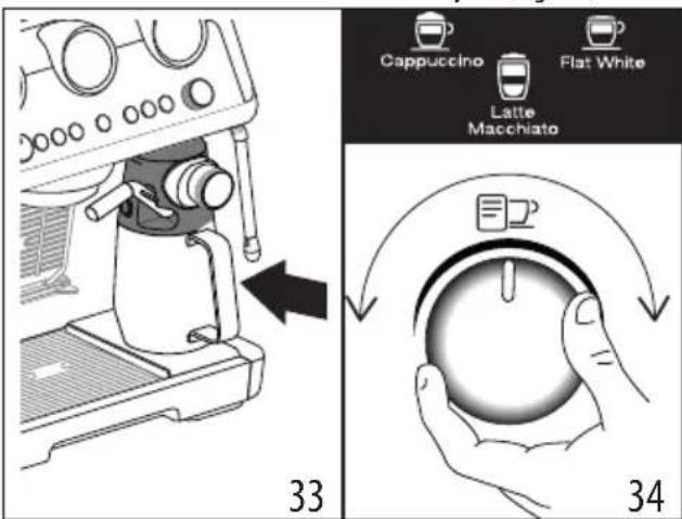 DELONGHI La Specialista Maestro EC9865M - Preparar as bebidas à base de leite com o LatteCrema System (fig. 30) - 1