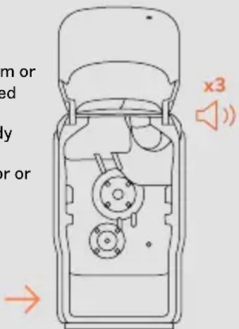 Zumex Soul Series 2 - → Why is there a flashing orange light and an alert sound? - 1