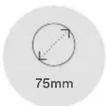 75mm