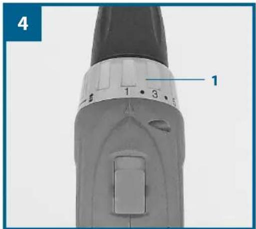 Workzone WZAS 1441 - Interruttore ON/OFF (Fig. 5/Pos. 4) - 1