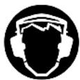 EINHELL KGS 205 - Oogbeschermer dragen - 1