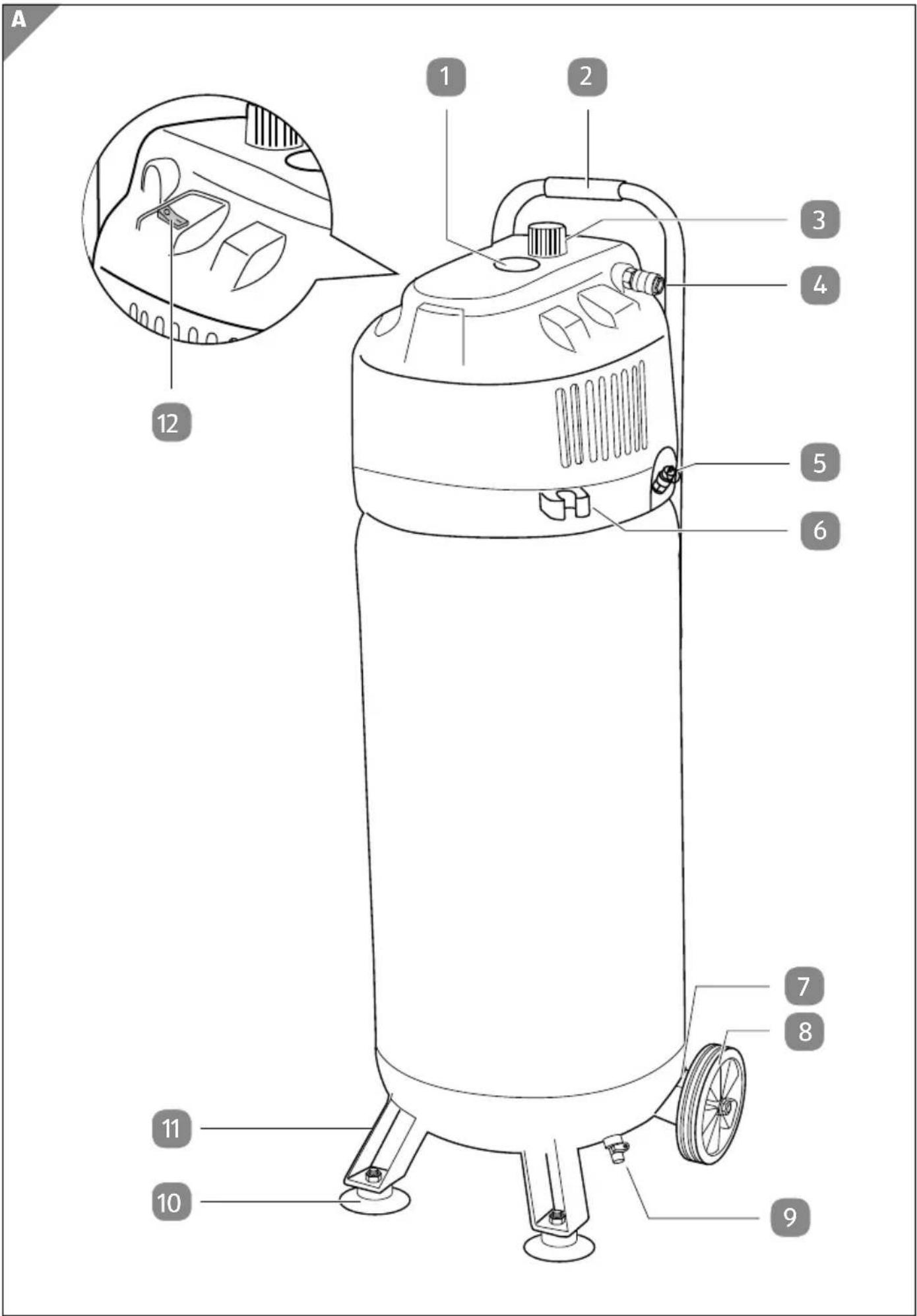 Workzone WZAC 24250 - Inhaltsverzeichnis - 1