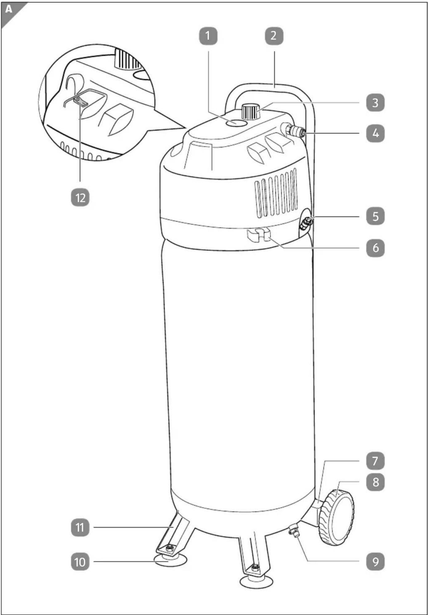 Workzone WZAC 24150 - Inhaltsverzeichnis - 1