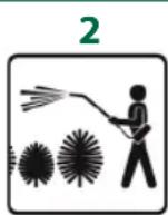 Gardenline GLPS 5 - Opis tabel z napotki na napravi - 2