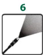 Gardenline GLPS 5 - Opis tabel z napotki na napravi - 6