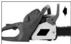 Hurricane MKS 4245 - TO TEST CHAIN BRAKE: - 1
