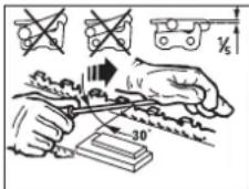 Hurricane MKS 4245 - CHAIN SHARPENING: - 4