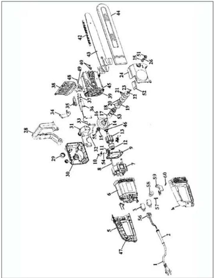 Hurricane PS 200040 E - List of parts - 1