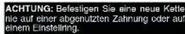 Hurricane PS 40 - WARTUNG DER LEITSCHIENE: - 12