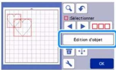 Sélectionner Édition d'objet OK
