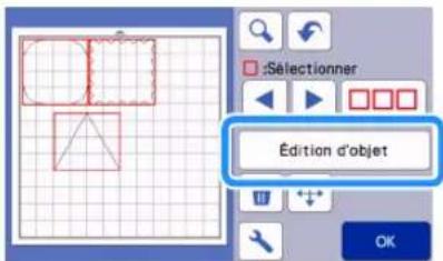Sélectionner Édition d'objet OK