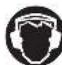 EINHELL PTK 800 - Porter une protection des yeux - 1