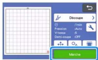 BROTHER ScanNCut SDX900 - Appuyez sur la touche « Marche » pour commencer la découpe. - 1