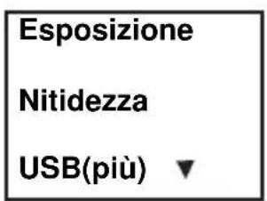 Esposizione Nitidezza USB(più) ▼