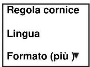 Regola cornice Lingua Formato (più)