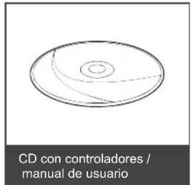 CD con controladores / manual de usuario