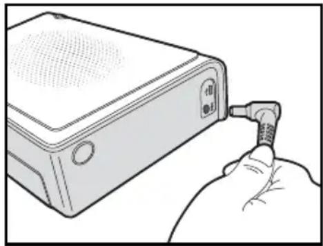 HITI P310W - - Conexión del cable de alimentación - 1