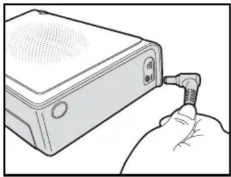 HITI P310W - - Raccordement du cordon d'alimentation - 1