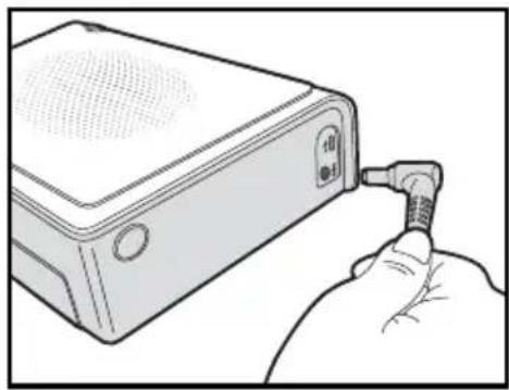 HITI P310W - - Connecting the Power Cord - 1
