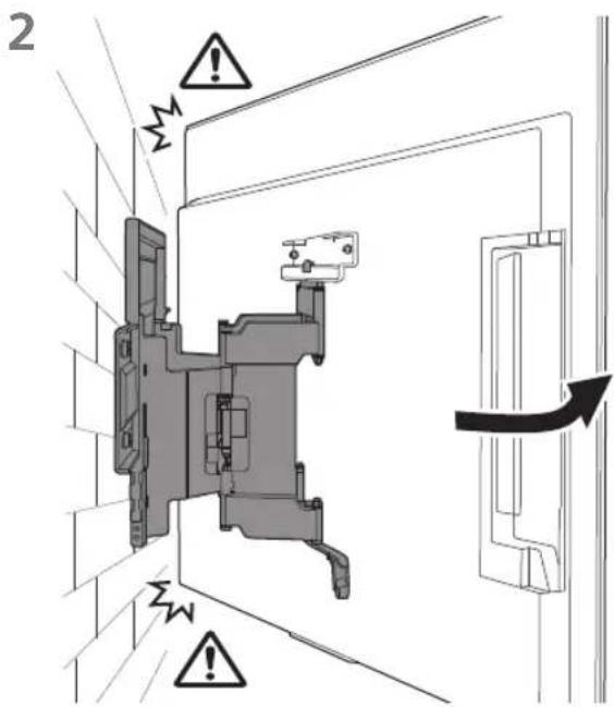 SONY XR77A80L - Montieren des Fernsehgeräts an der Wand - 3