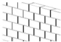 SONY XR77A80L - Betónový panel a stena z betónových kvádrov - 1