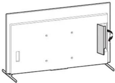 SONY XR77A80L - Εγκατάσταση της τηλεόρασης στο τοίχο από Βάση επιτραπέζιας τοποθέτησης - 1