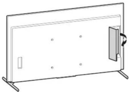 SONY XR77A80L - TV:n asennus seinälle pöytäjalustasta - 1