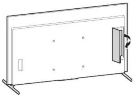 SONY XR77A80L - TV:n asennus seinälle pöytäjalustasta - 1