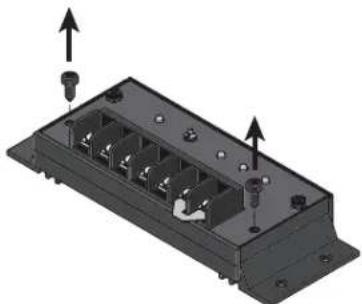 Morningstar SunSaver SS20L - Schritt 5: Montage der Klemmenblende - 1