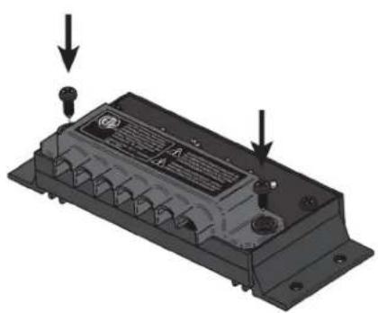 Morningstar SunSaver SS20L - Étape 5: Installer le couvercle de la borne - 3
