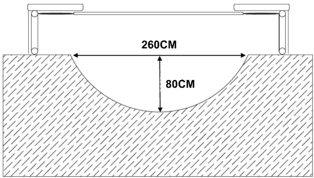 260CM 80CM
