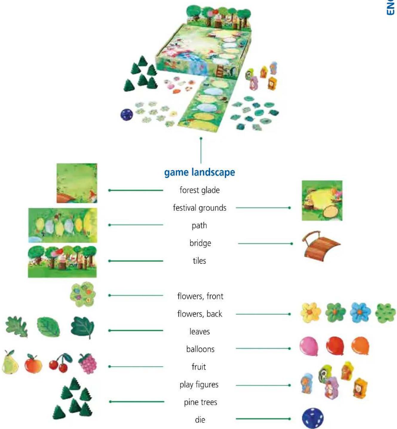 HABA Games N' Fun Forest Festival - Contents: - 2