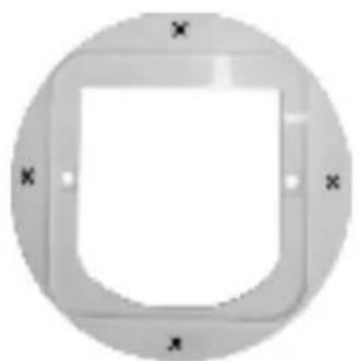 SureFlap Microchip Cat Flap - Montering i metaldøre - 2