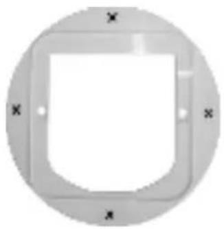 SureFlap Microchip Cat Flap - Installatie in muren - 3