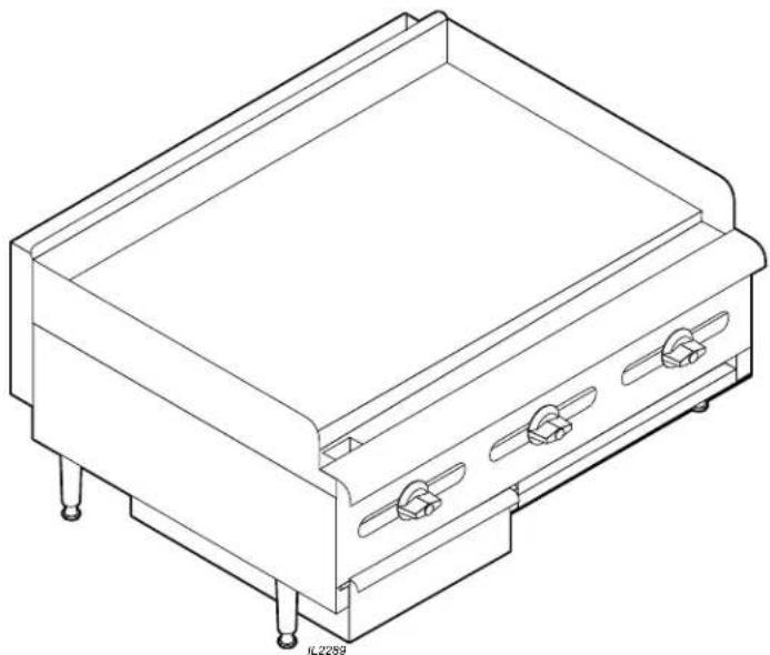 Wells HDG2430G - WELLS GRILL PROFESSIONNEL - 1